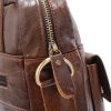 Brown Men's Genuine Leather Shoulder Bag - Vintage Business Briefcase - Image 5