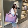 Pink Large Capacity Travel Bag with Expandable Design, Waterproof & Wet-Dry Separation, 360° Spinner Wheels - Ideal for Students, Business, and Maternity - Image 4