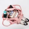 Blue Oxford Fabric Women's Shoulder Bag, Large Capacity Yoga & Gym Bag with Separate Shoe Compartment - Stylish & Functional Sport Bag - Image 4