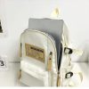 Khaki Stylish and Simple Backpack for High School and College Students – Trendy Women’s Casual Backpack for Travel and Daily Use - Image 4