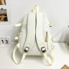 Khaki Stylish and Simple Backpack for High School and College Students – Trendy Women’s Casual Backpack for Travel and Daily Use - Image 5