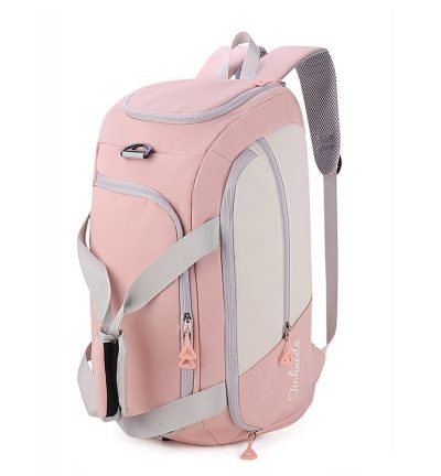 Pink Large Capacity Travel Backpack – Multi-Function Carry-On Bag for Clothes, Luggage Storage, and Business Trips