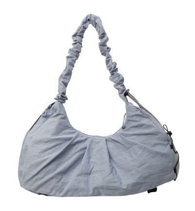 Blue Fashionable Lightweight Shoulder Bag - Compact Fitness Yoga Sports Bag for Women, Casual Training Bag