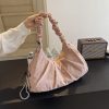 White Fashionable Lightweight Shoulder Bag - Compact Fitness Yoga Sports Bag for Women, Casual Training Bag - Image 5