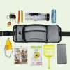 Black Portable Dog Training Bag - Multi-Function Pet Snack Pouch, Waste Bag Holder, and Training Waist Bag for Dog Walking and Outdoor Adventures - Image 3