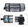 Black Portable Dog Training Bag - Multi-Function Pet Snack Pouch, Waste Bag Holder, and Training Waist Bag for Dog Walking and Outdoor Adventures - Image 5