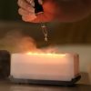 White Timing Simulation Aroma Diffuser Usb Household Flame Humidifier Aromatherapy Machine Spray Air Flame Humidifier Diffuser - Image 3