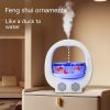 White 3 In 1 Anti-Gravity Humidifier Multifunctional Aromatherapy Machine Bluetooth-compatible Speaker Fish Tank Ambient Light - Image 4