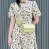 Light Green 2-piece combination new mobile phone shoulder bag niche design one-shoulder messenger bag mobile phone bag multi-function wide shoulder strap mother-and-child bag - Image 3