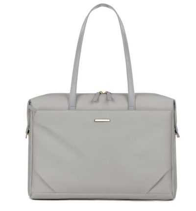 Grey Women’s Work Tote Bag – New Fashionable Laptop Bag, Large Capacity Business Briefcase, Commute & Office Tote