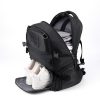 Pink And Black Large Capacity Sports Backpack, Waterproof Basketball & Soccer Bag, Separate Shoe Compartment, Student Backpack - Image 3