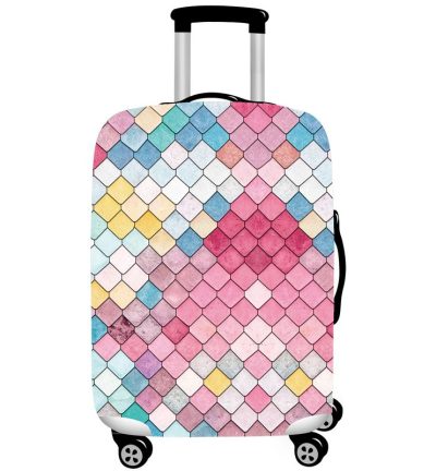 XL 29-32 Inch Elastic Luggage Cover with Zipper, Travel Suitcase Protector, Scratch Resistant Luggage Cover