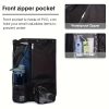 Blue Mesh Drawstring Swim Backpack with Wet Pocket - Lightweight Beach, Gym, Outdoor Sports Bag - 245g - Image 3
