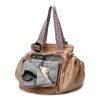 Black Convertible Multifunctional Baby Cradle Travel Bag - Women's Backpack, Shoulder Bag, Mummy Bag with Expandable Storage - Image 5