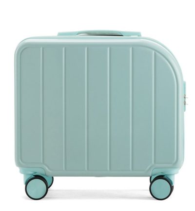 Mint Green 18-Inch Lightweight Carry-On Luggage - Waterproof & Anti-Theft Suitcase with Silent Universal Wheels