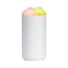 2PCS White Portable 350ML LED Desk Humidifier with Non-Wet Design - Silent Cool Mist for Home, Office, and Car