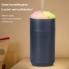 2PCS Blue Portable 350ML LED Desk Humidifier with Non-Wet Design - Silent Cool Mist for Home, Office, and Car - Image 2