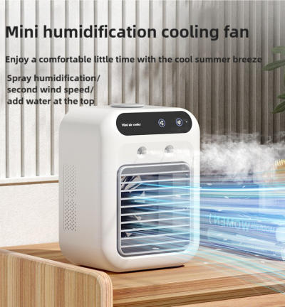Portable Mini Air Cooler L7 with 500ml Water Tank and Humidifier Function