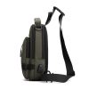 Gray Compact Multi-Function Nylon Chest Bag - Stylish and Practical - Image 4