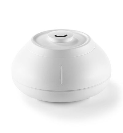Flame Mountain Aroma Diffuser - 7-Color LED Light, 130ml Capacity, Ultrasonic Mist Maker for Home or Office, White