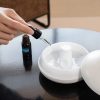 Flame Mountain Aroma Diffuser - 7-Color LED Light, 130ml Capacity, Ultrasonic Mist Maker for Home or Office, White - Image 4
