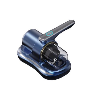 Blue Handheld Dust Mite Vacuum Cleaner - Cordless, High Suction Power, USB Rechargeable
