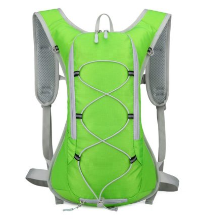 Green Outdoor Sports Hydration Backpack for Running, Hiking, and Cycling - Lightweight and Waterproof