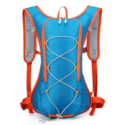 Blue Outdoor Sports Hydration Backpack for Running, Hiking, and Cycling - Lightweight and Waterproof