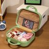 Sky Blue 14-inch Mini Handheld Luggage Case - Stylish Makeup and Storage Box with ABS Shell - Image 3