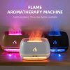 White LED Flame Aromatherapy Diffuser with Humidifier - Ambient Light Essential Oil Diffuser - Image 2