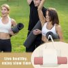 Apricot Yoga Mat Tote Bag - Multi-Purpose Gym Bag with Yoga Mat Holder - Image 5