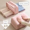 Grey Big Size Multifunctional Compact Travel Organizer Bag Stores 6-8 Essentials for Easy Access - Image 2