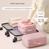 Grey Big Size Multifunctional Compact Travel Organizer Bag Stores 6-8 Essentials for Easy Access - Image 3