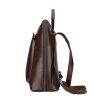 Black Stylish Women's PU Leather Backpack – Spacious, Anti-Theft, Multi-Pocket Travel Bag for School or Work - Image 2