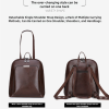 Black Stylish Women's PU Leather Backpack – Spacious, Anti-Theft, Multi-Pocket Travel Bag for School or Work - Image 5