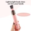 Pink Mini Portable Wireless Dust Vacuum Cleaner, Powerful and Long-Lasting Handheld Vacuum for Makeup Tables, Powder, and Dust - Image 3