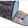 Geometric Patterns Multi-Functional Crochet Hook and Yarn Storage Bag – Convenient Carrying Case for Crochet, Knitting Tools, and Yarn, with Stylish Pattern Design (Tools Not Included) - Image 7
