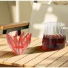 V60 Pour Over Coffee Dripper - Heat Resistant Brew Filter Cone - Pink(Black Base) - Image 3