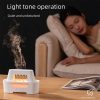 White 300ml Ultrasonic Aroma Diffuser with Cracked Light Design - Cool Mist Humidifier for Home and Office - Image 4