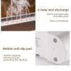 White 300ml Ultrasonic Aroma Diffuser with Cracked Light Design - Cool Mist Humidifier for Home and Office - Image 6