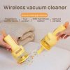 Blue Portable Wireless Car Vacuum Cleaner - USB Rechargeable, High Suction, Compact Design for Home & Keyboard Cleaning - Image 3