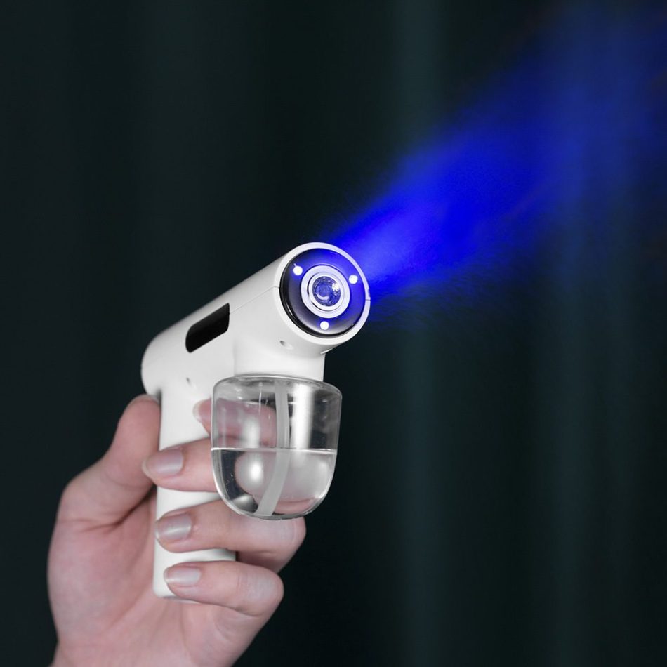 Portable Electric Humidifier Spray Gun - Blue Light Sanitizer - 50ml - Image 3