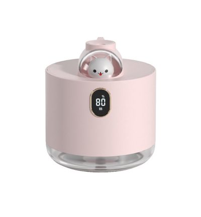 Pink Astronaut Humidifier with LED Night Light - Whisper Quiet for Bedroom