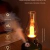White Retro Kerosene Lamp Humidifier - Rechargeable Cool Mist Maker with Dimmable Light - Image 3
