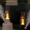White Retro Kerosene Lamp Humidifier - Rechargeable Cool Mist Maker with Dimmable Light - Image 6