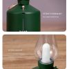 White Retro Kerosene Lamp Humidifier - Rechargeable Cool Mist Maker with Dimmable Light - Image 8