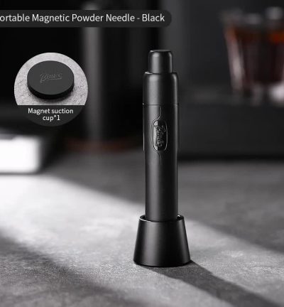 Black Telescopic Magnetic Stainless Steel Coffee Tamper Needle - Espresso Powder Distributor