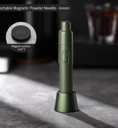 Green Telescopic Magnetic Stainless Steel Coffee Tamper Needle - Espresso Powder Distributor