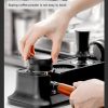 Black Espresso Coffee Tamping Station - Barista Tool Organizer for 51/53/58mm Portafilter, Tamper & Distributor - Image 3