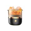 Crystal Humidifier with LED Light - Aromatherapy Diffuser for Home Relaxation(black)
